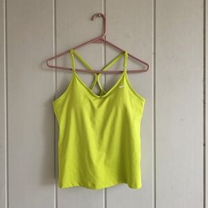 Nike Indy Padded Racerback Athletic Tank Top Medium